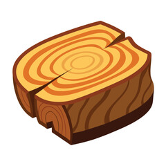 Rustic Wood Chopping Board Vector Design