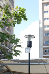 Solar lamp lamp in the park