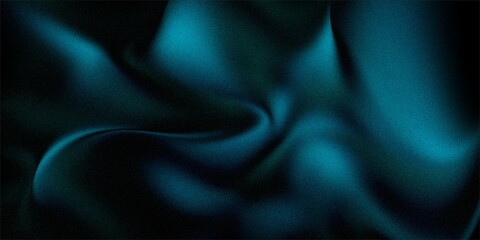 Deep Teal Silk Swirl &mdash; Moody Abstract Background