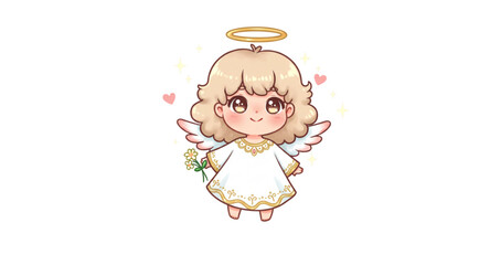 angel with heart