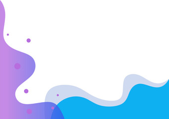 Abstract Gradient Blob Footer