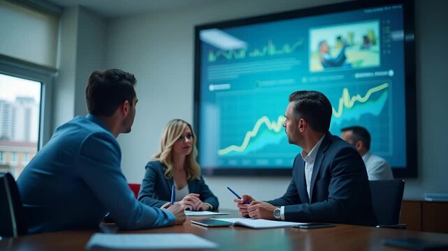 Policy advisors forecasting economic sanctions interplay with international trade patterns and border tax measures shaping macroeconomic stability projections in  Photo Stock  Concept  and empty space