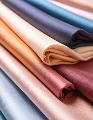 Colorful and diverse fabric background