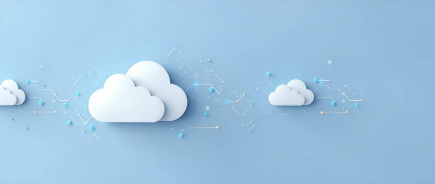 cloud computing icon on low polygonal style for technology cloud computing for data transmission database data storage and backup. Networking and Internet service concept. concept as Cloud computing i