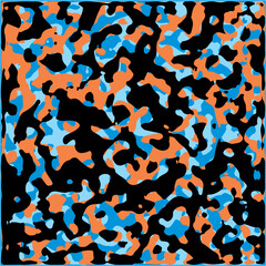 Colorfull Army camouflage vector seamless pattern Texture military camouflage 