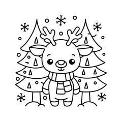Fototapeta premium christmas card with snowman