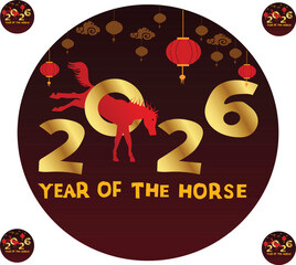Happy Chinese New Year Lunar New Year 2026 Year of the Horse