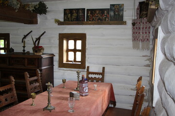 Church in Zaporizhzhia town. Zaporizka Sich.  Traveling in Ukraine. Attractions of Zaporizhia