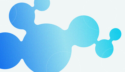 Abstract nodes technology background. Morphing shapes abstract background. 