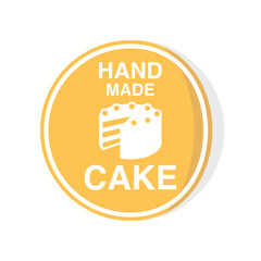 Handmade Cake Icon &ndash; Homemade Bakery Label Badge