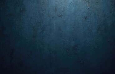 Fototapeta premium Dark blue painted concrete wall with textured surface. Rough material background. Deep blue color decor element. Smooth floor or wall interior design. Solid color textured backdrop.