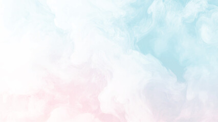 Abstract blue ink washes