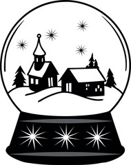 Abstract Black Background With Two Grey Elliptical Shapes For Minimal Design Projects