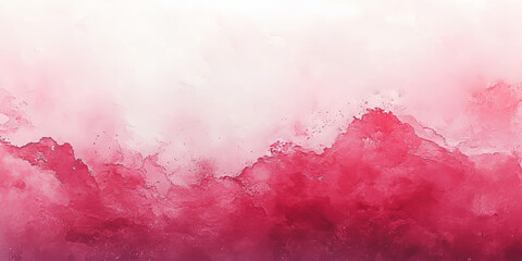 Obraz premium An expressive abstract background of vibrant pink and white watercolor-like clouds or smoke. Ideal for blogs on art, beauty, or ethereal themes.