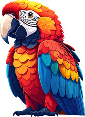 Fototapeta premium Parrot Icon Isolated on White Background