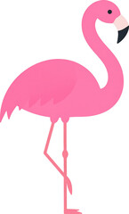 Fototapeta premium Flamingo Icon Isolated on White Background