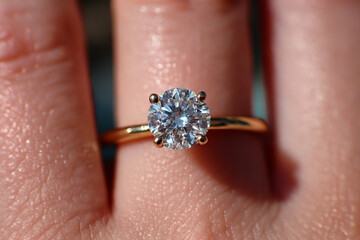 Fototapeta premium Sparkling Solitaire