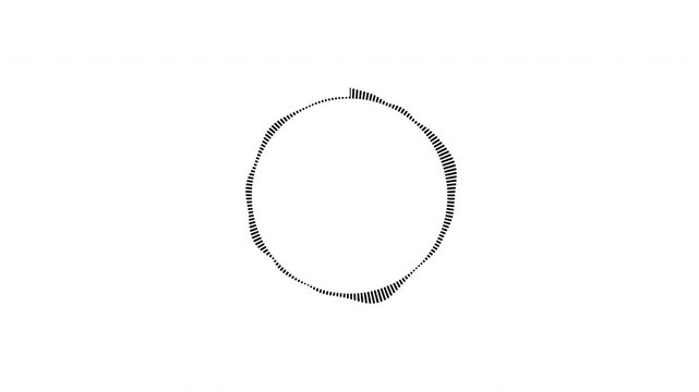 abstract music sound wave or audio wavefrom isolated on white  background.Line digital minimalist voice and symbol technology.