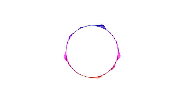 abstract music sound wave or audio wavefrom isolated on white  background.Line digital minimalist voice and symbol technology.