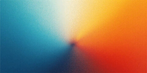 Abstract pixelated gradient background with a blend of cool blue and warm orange tones