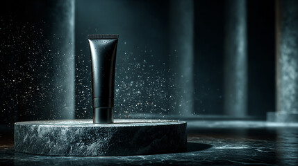 Elegant Skincare Tube Display