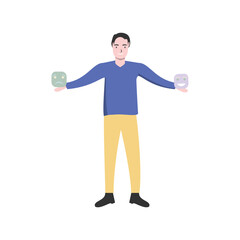 Weightlifting Vector Illustration Which can easily edit or modify