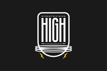 streetwear urban fashion template for printing