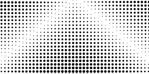 Abstract halftone vector element. Modern doted background. Conceptual vector shape for design posters, business cards, postcards, labels, text and inscriptions. Vintage form.