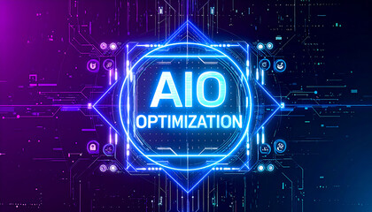 AIOテキストとOptimizationの融合がデータ処理の未来を描くサイバーデザインの一幕