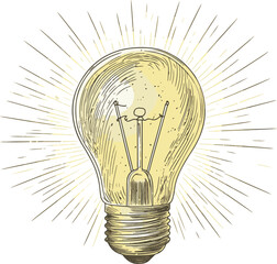 lamp vector poster art desig logo