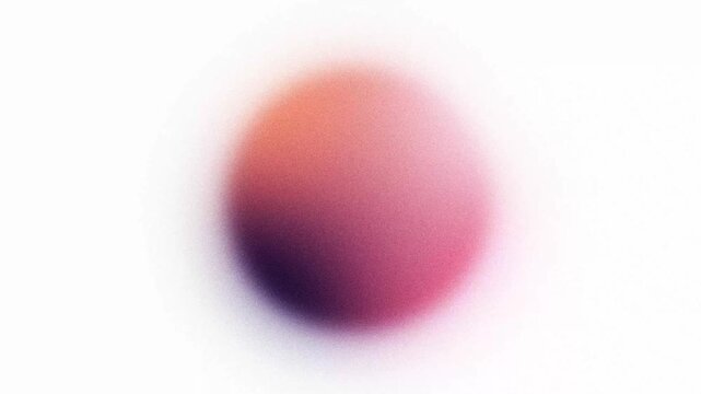 abstract red and orange gradient sphere, looping animated background with copyspace