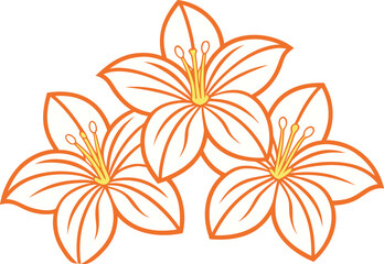 Pumpkin Blossom Illustration. Orange Flower Design. Autumn Pumpkin Flower Artwork. Garden Pumpkin Blossom Illustration. Seasonal Flower Design. Pumpkin Flower Artwork. Bright Pumpkin Blossom
