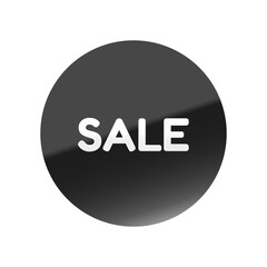 光沢のあるアイコン_SALE_Fredoka font_丸型_BLACK
