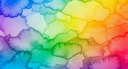 Abstract Watercolor Gradient with Marbled Texture