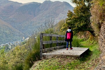 Atardecer oto&ntilde;al de Canejan en el Pirineo del Valle de Ar&aacute;n