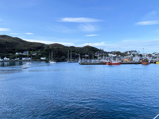 A view of the Scottish Countryside near Mailaig