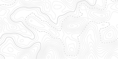 Obraz premium Black and white lines seamless Topographic map patterns, topography line map. Vintage outdoors style.Abstract topo contour map on white background, Topographic map Topographic contour lines map seamle