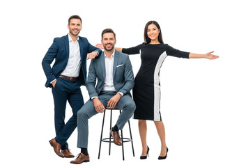 Stylish Business Team in Professional Attire
