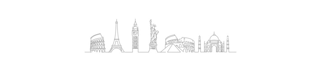 Minimalist Outline Handwritten "All Things Considered" Quote Illustration