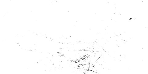 Grunge texture pattern of a black ink splash on a dirty white paint surface