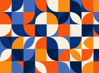 Retro mid-century modern background pattern