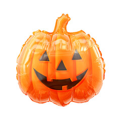 Jack-o'-Lantern Halloween Balloon, isolated on transparent background