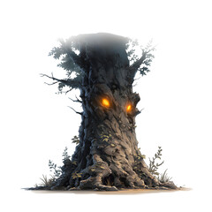 Ancient Ent Tree, isolated on transparent background