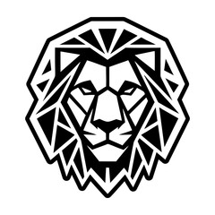 A filled style icon representing a lion symbol