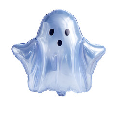 Ghost Halloween Foil Balloon, isolated on transparent background