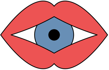 Groovy Retro Sticker