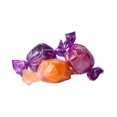 Wrapped Candies, isolated on transparent background