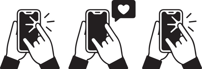 Engaging mobile user interface with touch gestures