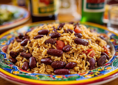 Diri ak pwa, diri kole ak pwa, national dish of Haiti