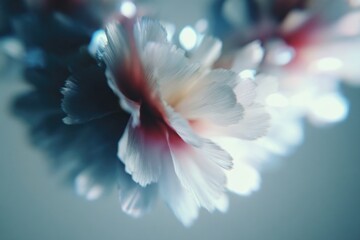 Fototapeta premium Soft petals blend with gentle hues, creating serene and dreamy a